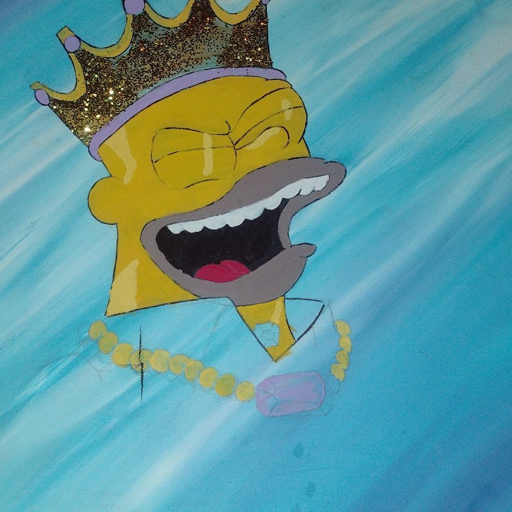 Bart painting